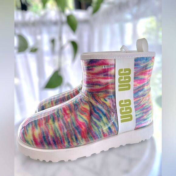 UGG Classic Waterproof Clear Mini Boots Winter Snow Rain size 7 - Picture 5 of 14
